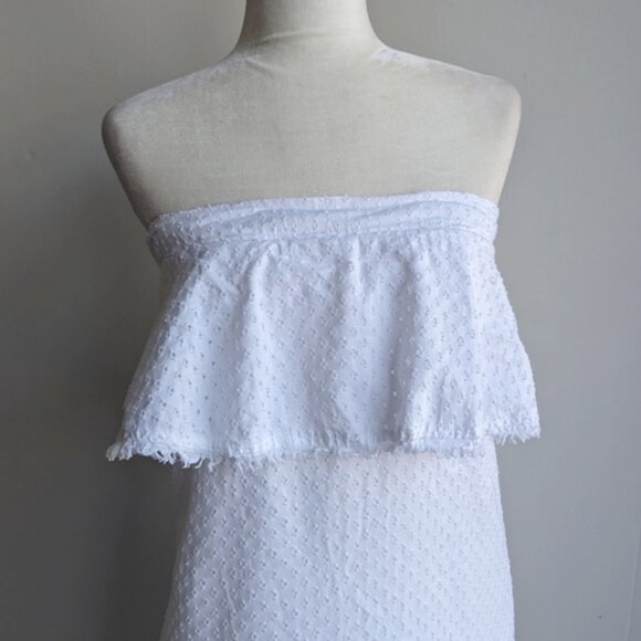 Bella Dahl white eyelet strapless tube dress - Picture 2 of 5